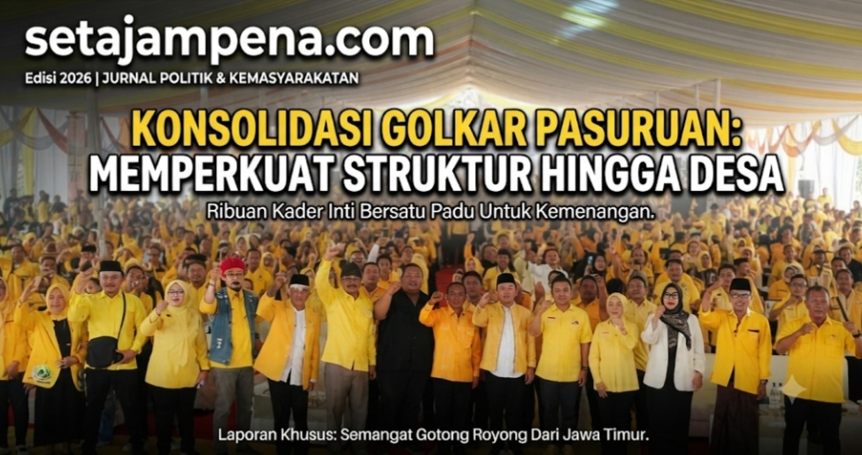 Konsolidasi Partai Golkar Pasuruan Hadirkan Ribuan Kader Inti