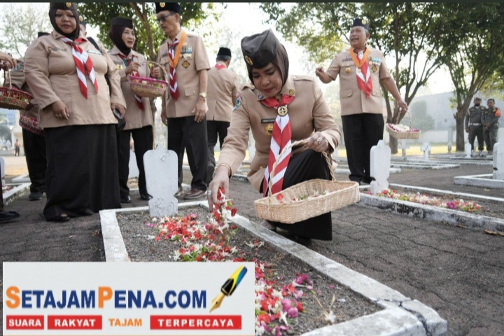 Wabup Sidoarjo Mimik Idayana Pimpin Ziarah Makam Pahlawan, Teguhkan Semangat Pengabdian di Hari Pramuka ke-65