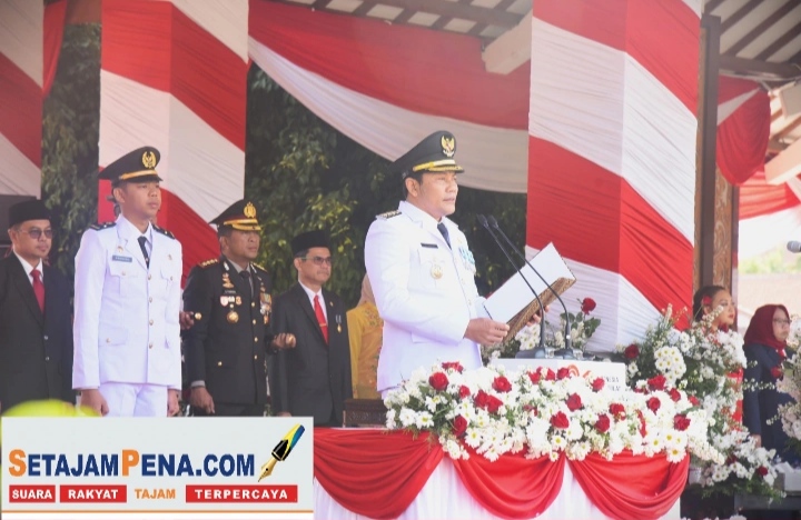 HUT Ke-81 RI di Sidoarjo, Bupati Subandi Serahkan Remisi dan Apresiasi Inovasi Pelayanan Polresta