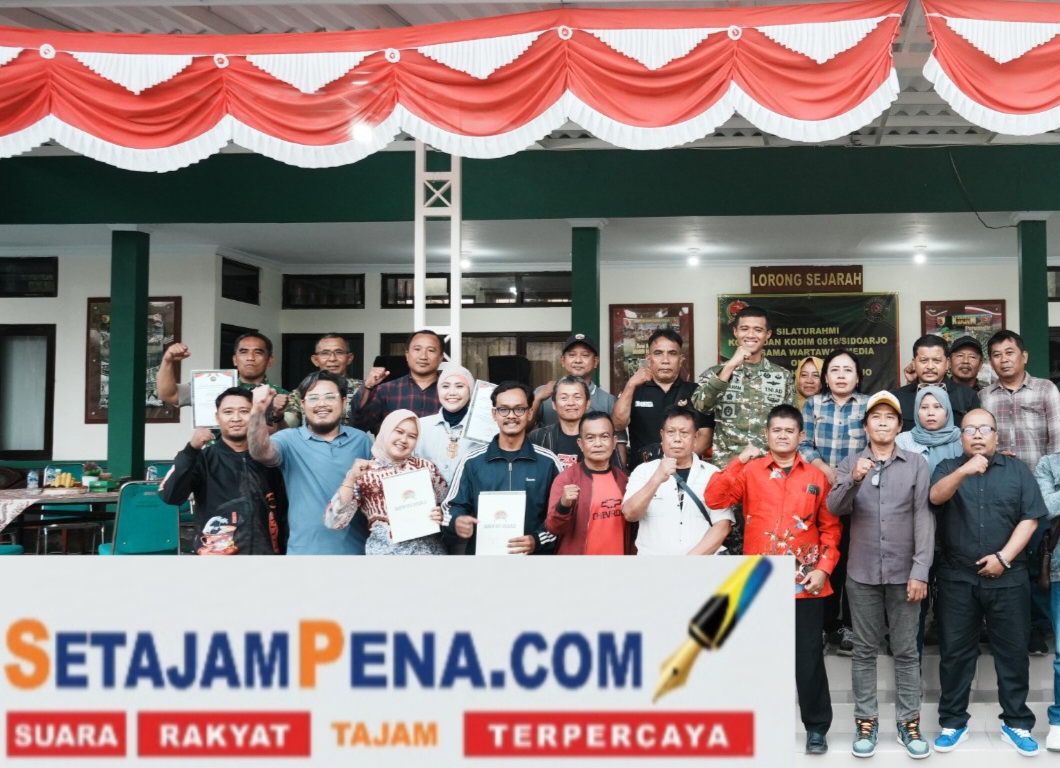 Perkuat Kerja Sama Teritorial, Kodim 0816/Sidoarjo Kumpulkan Awak Media