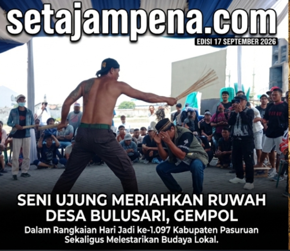 Seni Ujung Meriahkan Ruwah Desa Bulusari Kabupaten Pasuruan