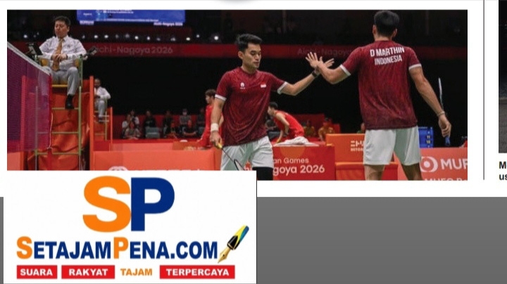 Tim Bulutangkis Putra Indonesia ke Final Lawan China di Asian Games China.