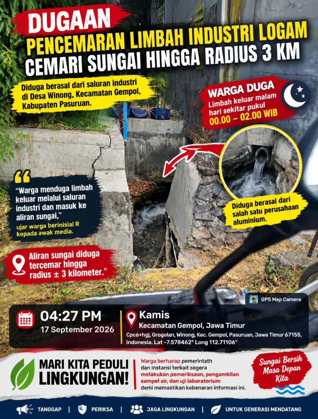 Dugaan Limbah, Kebisingan Pabrik Aluminium Dikeluhkan Warga Winong