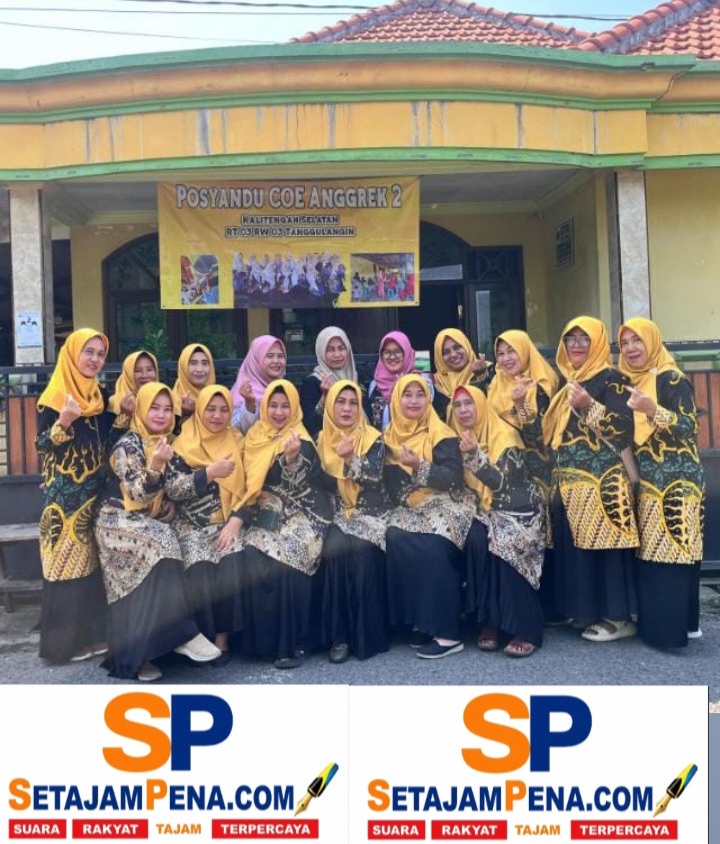 Pemdes Kalitengah Tanggulangin Sidoarjo Gelar Pelayanan Terpadu Posyandu COE RW 03